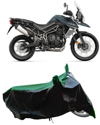 Wegather Two Wheeler Cover for Triumph(Tiger 800, Green)