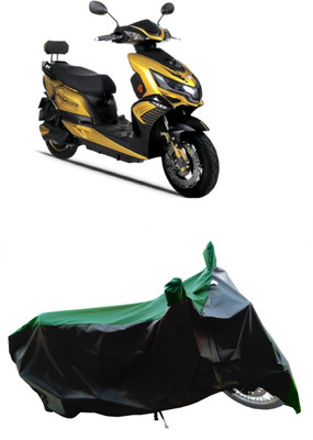 Wegather Two Wheeler Cover for Okinawa(Praise, Green)