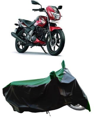 Wegather Two Wheeler Cover for TVS(Flame, Green)