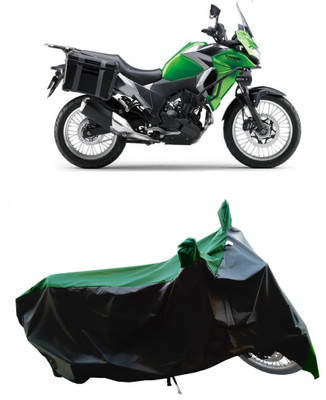 Wegather Two Wheeler Cover for Kawasaki(Versys X 300 BS6, Green)