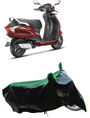 Wegather Two Wheeler Cover for Hero(Duet 125CC, Green)