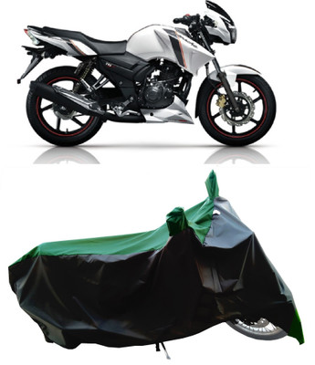 Wegather Two Wheeler Cover for TVS(Apache 150, Green)