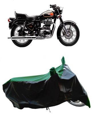 Wegather Two Wheeler Cover for Royal Enfield(Bullet 350 Twinspark, Green)