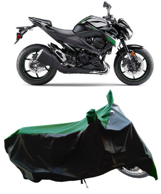 Wegather Two Wheeler Cover for Kawasaki(Z800, Green)