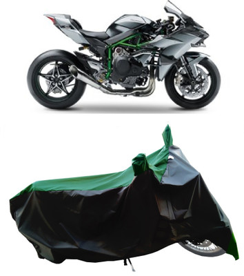 Wegather Two Wheeler Cover for Kawasaki(Ninja H2, Green)