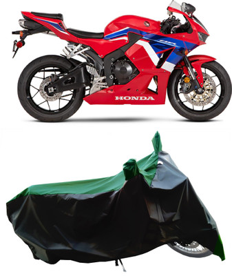 Wegather Two Wheeler Cover for Honda(CBR 600 RR, Green)