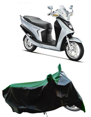 Wegather Two Wheeler Cover for Hero(Leap Hybrid SES BS6, Green)