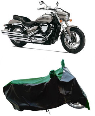 Wegather Two Wheeler Cover for Suzuki(Intruder M800, Green)