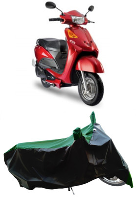 Wegather Two Wheeler Cover for Indus(Yo EXL, Green)