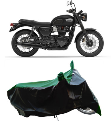 Wegather Two Wheeler Cover for Triumph(Bonneville T100, Green)