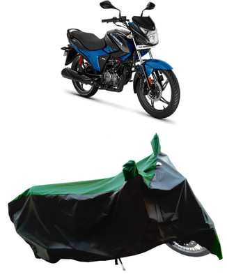 Wegather Two Wheeler Cover for Hero(Glamour BS6, Green)