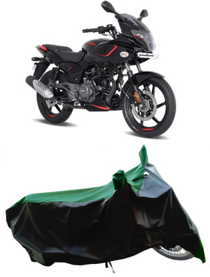 Wegather Two Wheeler Cover for Bajaj(Pulsar 180F, Green)