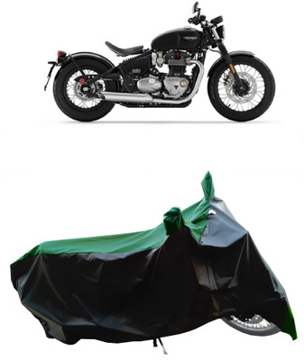 Wegather Two Wheeler Cover for Triumph(Bonneville Bobber, Green)
