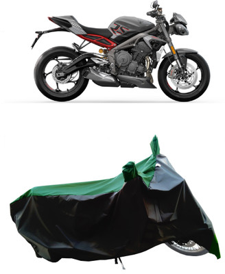 Wegather Two Wheeler Cover for Triumph(Street Triple RS, Green)