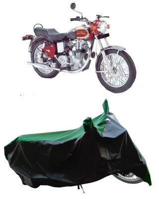 Wegather Two Wheeler Cover for Royal Enfield(Machismo 500, Green)