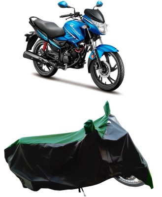 Wegather Two Wheeler Cover for Hero(Glamour i3s BS6, Green)