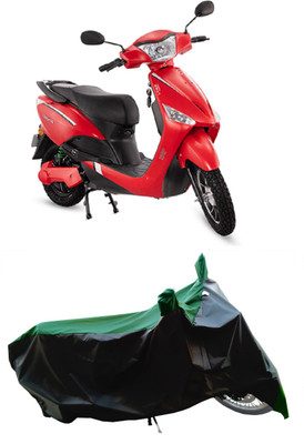 Wegather Two Wheeler Cover for Hero Electric(Electric Optima, Green)