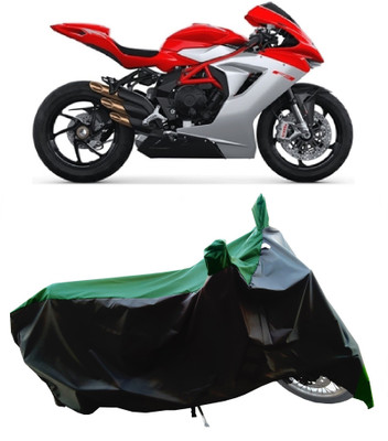 Wegather Two Wheeler Cover for MV Agusta(F3, Green)