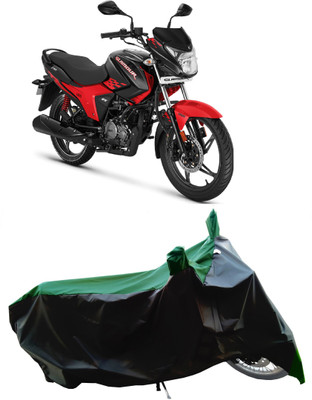 Wegather Two Wheeler Cover for Hero(New Glamour BS6, Green)