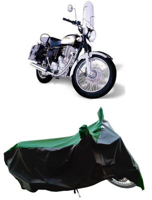 Wegather Two Wheeler Cover for Royal Enfield(Machismo 350, Green)