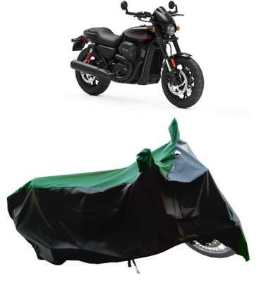 Wegather Two Wheeler Cover for Harley Davidson(Street Rod, Green)