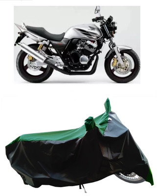 Wegather Two Wheeler Cover for Honda(CB 400, Green)