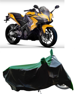 Wegather Two Wheeler Cover for Bajaj(Pulsar SS400, Green)