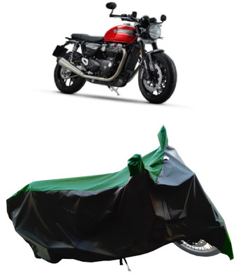 Wegather Two Wheeler Cover for Triumph(Speed Twin BS6, Green)