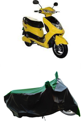 Wegather Two Wheeler Cover for Okinawa(R30 electric scooter, Green)