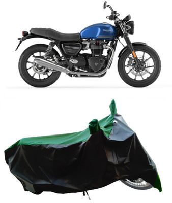 Wegather Two Wheeler Cover for Triumph(Street Twin, Green)