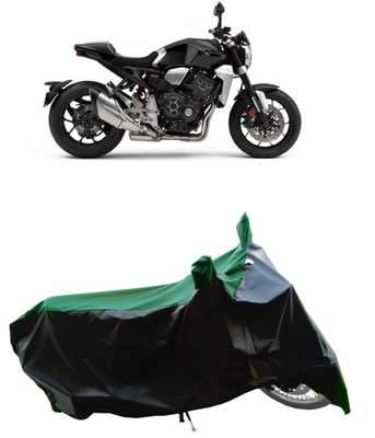 Wegather Two Wheeler Cover for Honda(CB1000R Plus, Green)