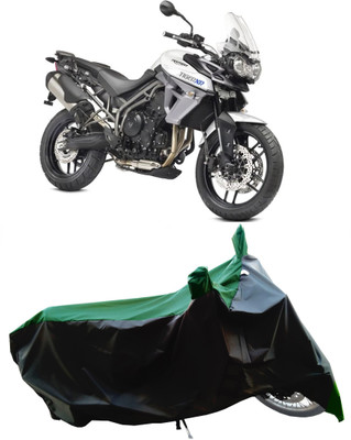 Wegather Two Wheeler Cover for Triumph(Tiger 800 XR, Green)