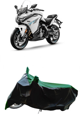 Wegather Two Wheeler Cover for CFMoto(650GT BS6, Green)