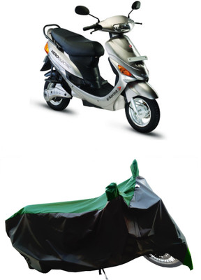Wegather Two Wheeler Cover for Hero Electric(Electric E-Sprint, Green)