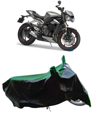 Wegather Two Wheeler Cover for Triumph(Street Triple RS BS6, Green)