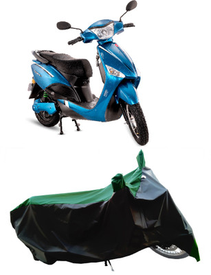 Wegather Two Wheeler Cover for Hero Electric(Electric Optima Plus, Green)