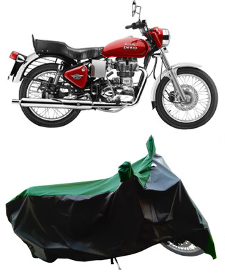 Wegather Two Wheeler Cover for Royal Enfield(Electra 4S, Green)