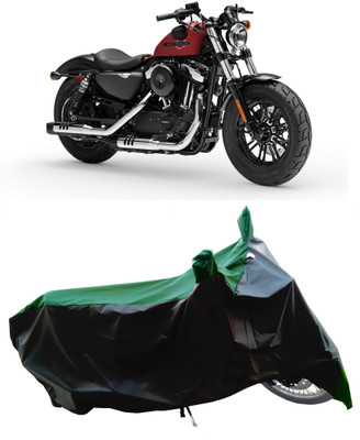 Wegather Two Wheeler Cover for Harley Davidson(Forty Eight, Green)