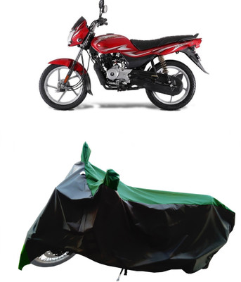 Wegather Two Wheeler Cover for Bajaj(Platina 100 BS6, Green)