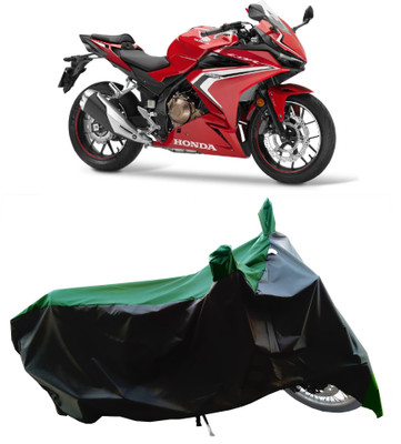 Wegather Two Wheeler Cover for Honda(CBR500R, Green)