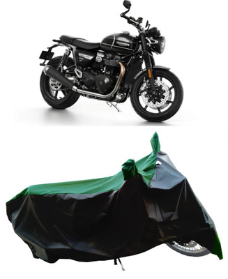 Wegather Two Wheeler Cover for Triumph(Speed Twin, Green)
