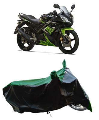 Wegather Two Wheeler Cover for Yamaha(R15S BS6, Green)