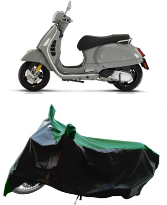 Wegather Two Wheeler Cover for Vespa(GTS 300 BS6, Green)