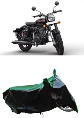 Wegather Two Wheeler Cover for Royal Enfield(Bullet 350, Green)