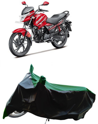 Wegather Two Wheeler Cover for Hero(Glamour i3s, Green)