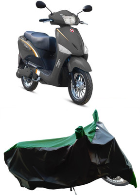 Wegather Two Wheeler Cover for Hero Electric(Electric Optima Li BS6, Green)