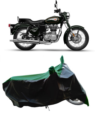 Wegather Two Wheeler Cover for Royal Enfield(Standardv, Green)