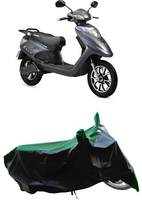 Wegather Two Wheeler Cover for Ampere(V 48 BS6, Green)