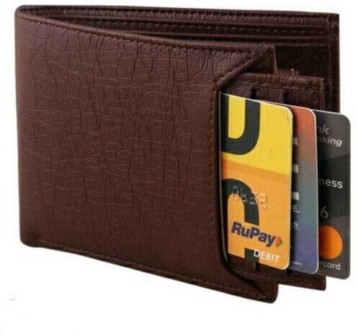 WOOD BAZAR Men Formal, Trendy, Casual, Travel Maroon Artificial Leather Wallet(6 Card Slots)