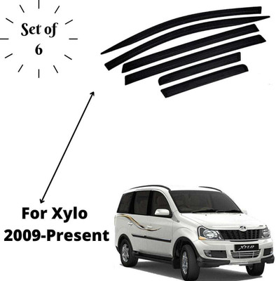 KRISHNA AUTO For Non-convertibles Front, Rear Wind Deflector(Tinted MAHINDRA Xylo D2)